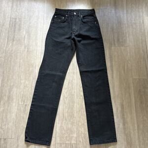 Lucky Brand Black Jeans Women Sz 4/27 Dungarees Juliet Chino